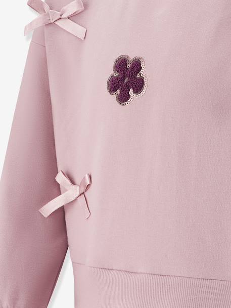 Robe 2 en 1 avec fleurs en relief fille Happy Girls rose nude - vertbaudet enfant 