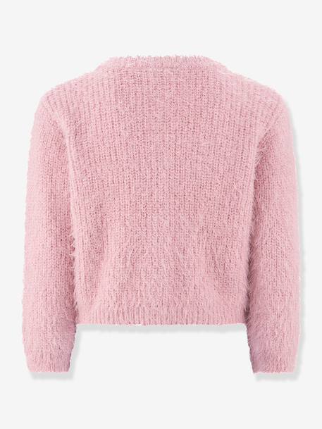 Happy Girls cardigan for girls bordeaux red+ecru+grey+nude pink - vertbaudet enfant 