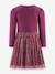 Happy Girls dress with deer print for girls bordeaux red - vertbaudet enfant 