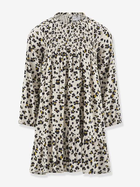 Happy Girls leopard-print dress for girls beige - vertbaudet enfant 