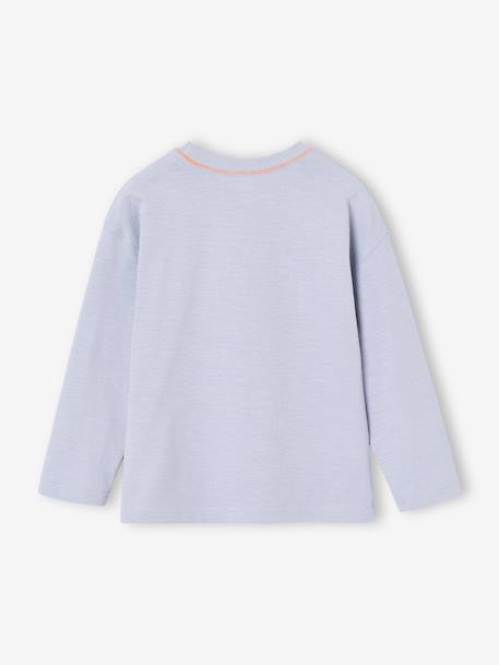 T-shirt manches longues garçon bleu clair - vertbaudet enfant 
