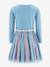Robe avec cœur arc-en-ciel fille Happy Girls bleu ciel - vertbaudet enfant 
