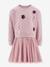 Happy Girls 2-in-1 dress with applique flowers for girls nude pink - vertbaudet enfant 