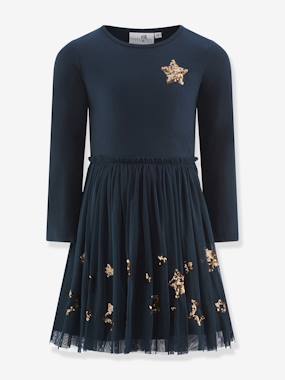 -Robe avec étoiles à sequins fille Happy Girls