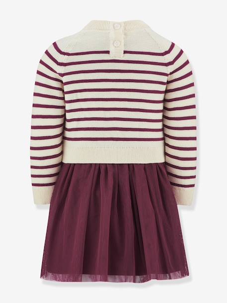 Happy Girls tulle dress & jumper set for girls bordeaux red - vertbaudet enfant 