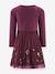 Happy Girls sequin star tulle dress for girls bordeaux red+navy blue - vertbaudet enfant 