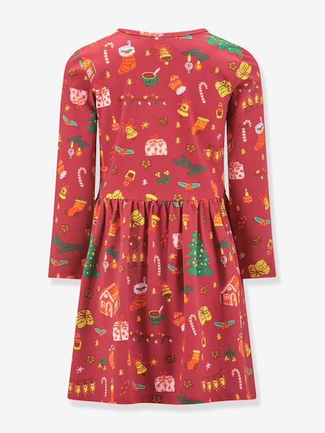 Robe avec motif Xmas fille Happy Girls rouge - vertbaudet enfant 