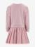 Happy Girls 2-in-1 dress with applique flowers for girls nude pink - vertbaudet enfant 