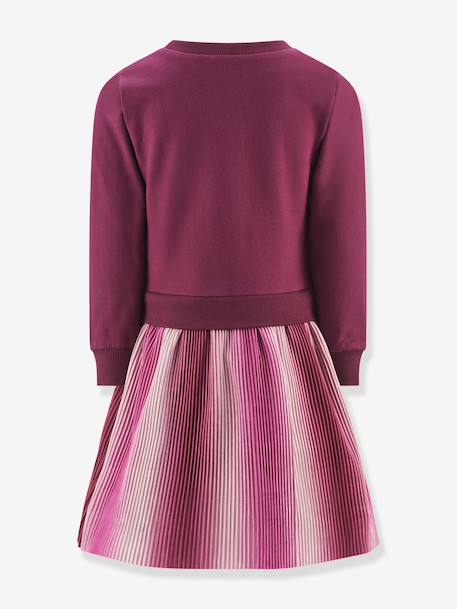 Happy Girls pleated skirt dress for girls bordeaux red - vertbaudet enfant 