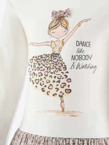Robe Dance fille Happy Girls écru - vertbaudet enfant 