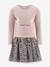 Robe avec imprimé chiens fille Happy Girls rose nude - vertbaudet enfant 