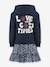 Robe à capuche fille Happy Girls marine - vertbaudet enfant 