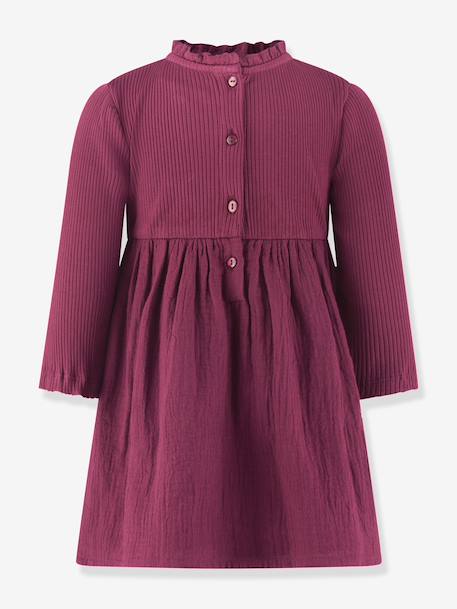 Happy Girls hedgehog dress for girls bordeaux red - vertbaudet enfant 