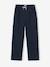 Tailored trousers for girls marl grey+navy blue - vertbaudet enfant 