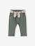 Pantalon paperbag bébé fille VERT MOYEN UNI - vertbaudet enfant 