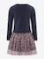 Happy Girls floral dress for girls navy blue - vertbaudet enfant 