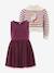 Ensemble fille : robe en tulle et pull Happy Girls bordeaux - vertbaudet enfant 