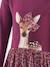 Robe avec imprimé biche fille Happy Girls bordeaux - vertbaudet enfant 
