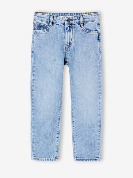 Straight-leg jeans for boys brut denim+stone - vertbaudet enfant 