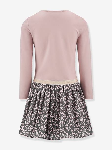Robe avec imprimé chiens fille Happy Girls rose nude - vertbaudet enfant 