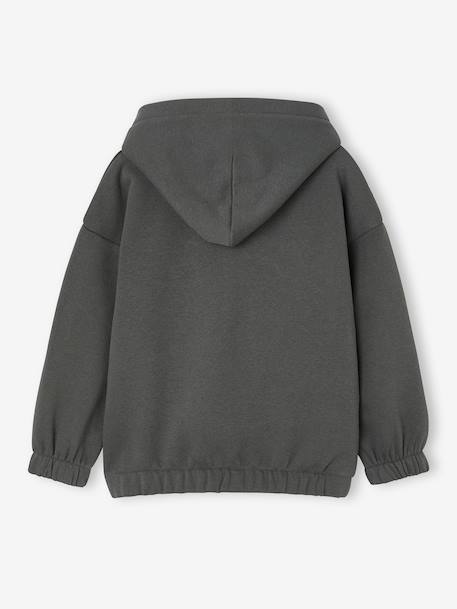 Hooded sweatshirt with long sleeves for boys lichen - vertbaudet enfant 