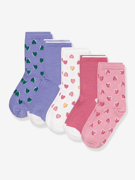 Pack of 5 printed baby socks by PETIT BATEAU multicoloured - vertbaudet enfant 