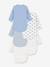 PETIT BATEAU Pack of 5 long-sleeved wrapover bodysuits blue - vertbaudet enfant 