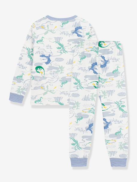 Dragon print pyjamas by PETIT BATEAU white - vertbaudet enfant 