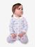 Pyjama bébé à col imprimé coeurs bleu clair - vertbaudet enfant 