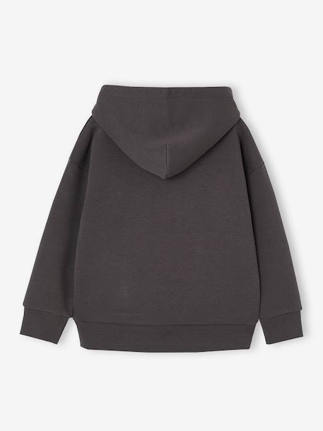 Hooded sweatshirt for boys anthracite - vertbaudet enfant 