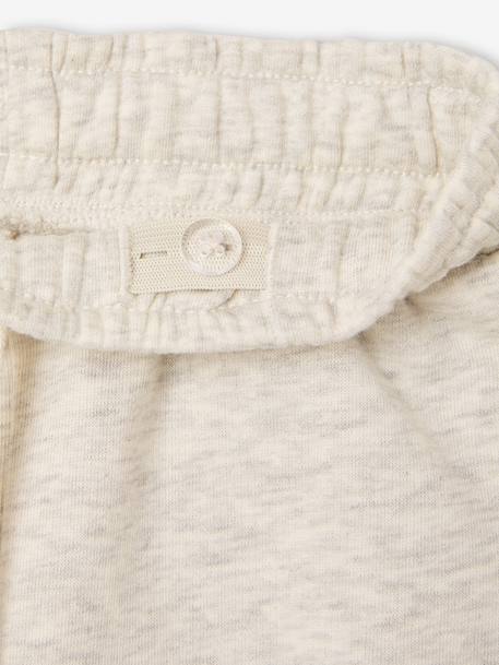Pantalon de jogging garçon blanc chiné - vertbaudet enfant 