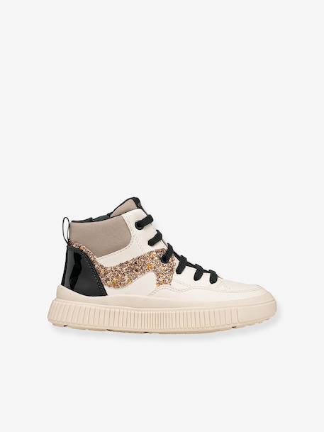 Mid-top trainers Laquinny by GEOX white - vertbaudet enfant 