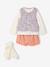 4-piece set for baby girls apricot - vertbaudet enfant 