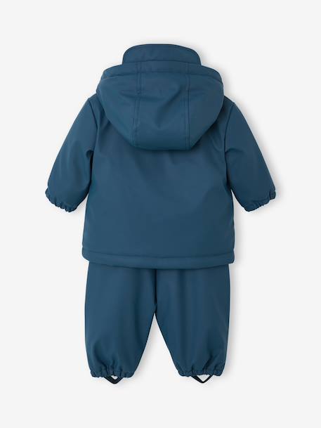 Waterproof Coat & Trousers for Babies caramel+night blue - vertbaudet enfant 