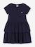 PETIT BATEAU Short-sleeved dress navy blue - vertbaudet enfant 