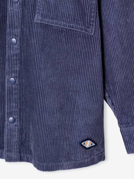 Hooded shirt for boys deep blue - vertbaudet enfant 