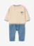 Ensemble sweat et jean bébé garçon vanille - vertbaudet enfant 