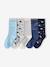 Pack of 5 socks for boys blue - vertbaudet enfant 
