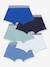 Lot 5 boxers bleu - vertbaudet enfant 
