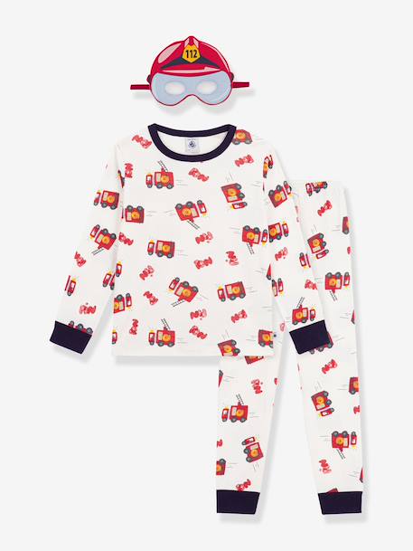 PETIT BATEAU Pyjamas with mask white - vertbaudet enfant 