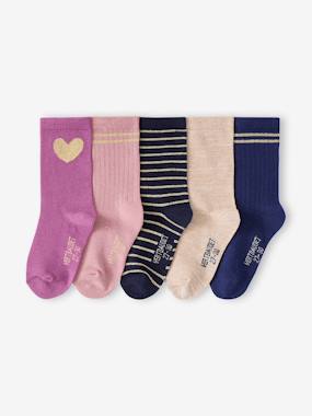 -Lot de 5 chaussettes fille