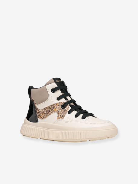 Mid-top trainers Laquinny by GEOX white - vertbaudet enfant 