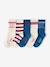 Pack of 5 socks for boys ecru - vertbaudet enfant 