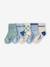 Lot de 5 chaussettes bébé garçon bleu ciel - vertbaudet enfant 