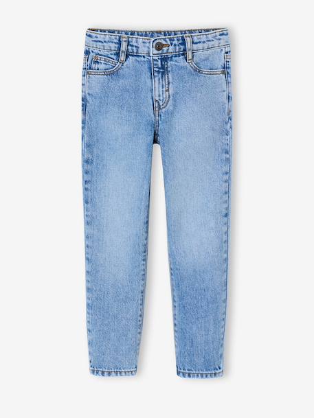 Straight-leg jeans for boys brut denim+stone - vertbaudet enfant 