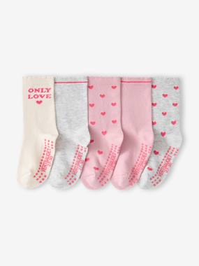Fille-Lot de 5 chaussettes fille