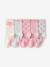 Lot de 5 chaussettes fille rose pâle - vertbaudet enfant 