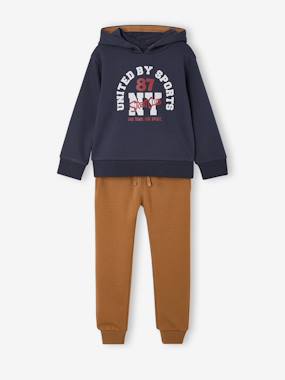 -Hooded sports set for boys