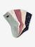 Pack of 5 socks for girls old rose - vertbaudet enfant 