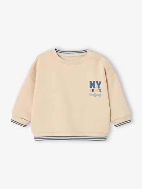 Ensemble sweat et jean bébé garçon vanille - vertbaudet enfant 
